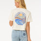 Rip Curl Sun & Sea Cropped Tee - Bone