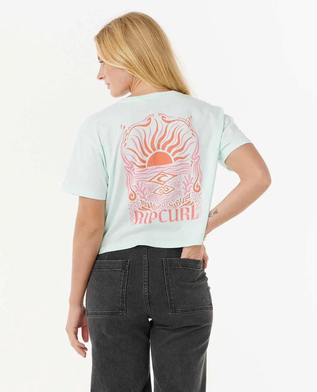 Rip Curl Sunrise Crop Tee - Mint