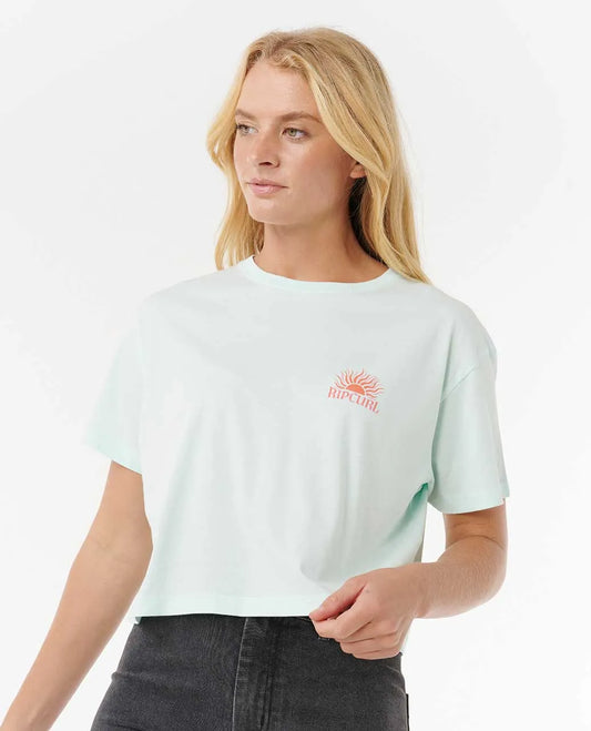Rip Curl Sunrise Crop Tee - Mint
