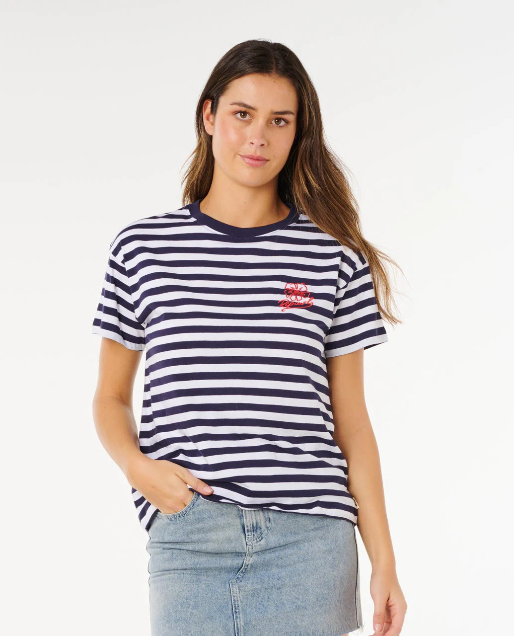 Rip Curl Pacific Relaxed Tee - Dark Navy