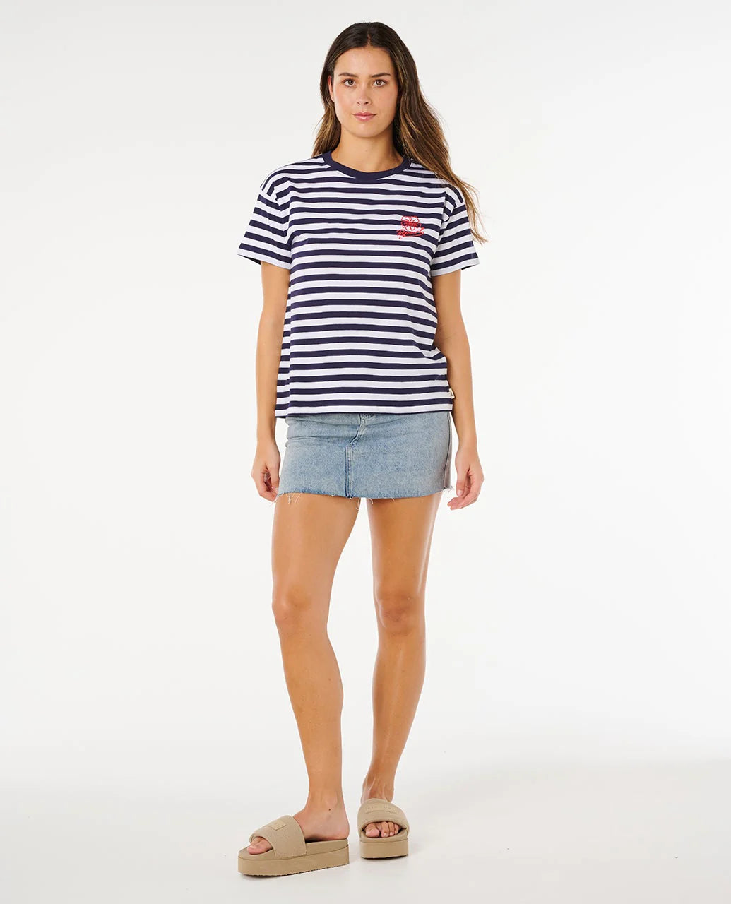 Rip Curl Pacific Relaxed Tee - Dark Navy