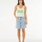 Rip Curl Ocean Break Rib Tank - Bone