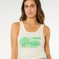 Rip Curl Ocean Break Rib Tank - Bone