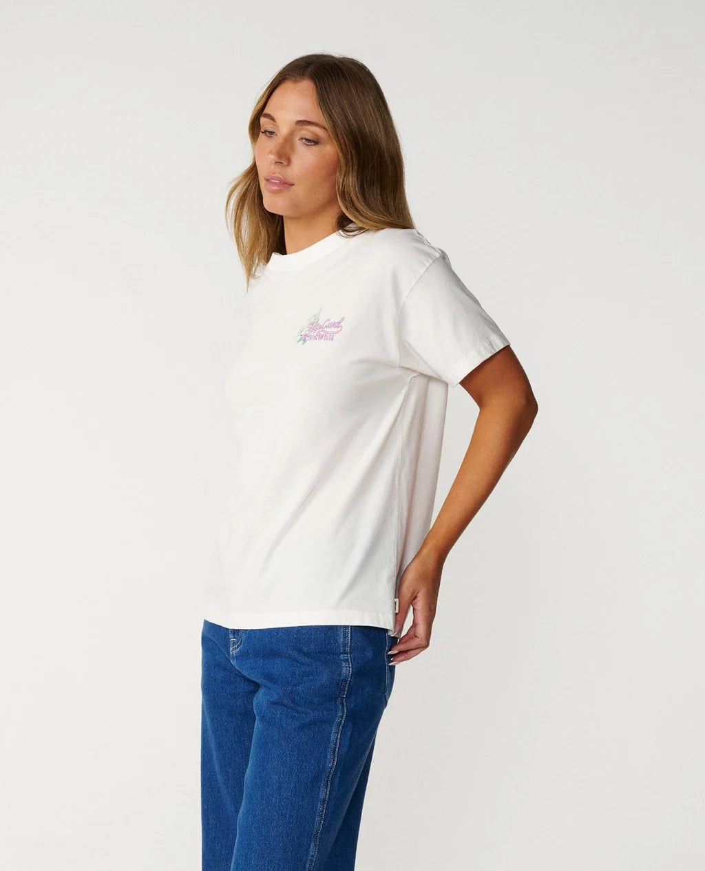 Rip Curl Saloon Relaxed Tee - Bone