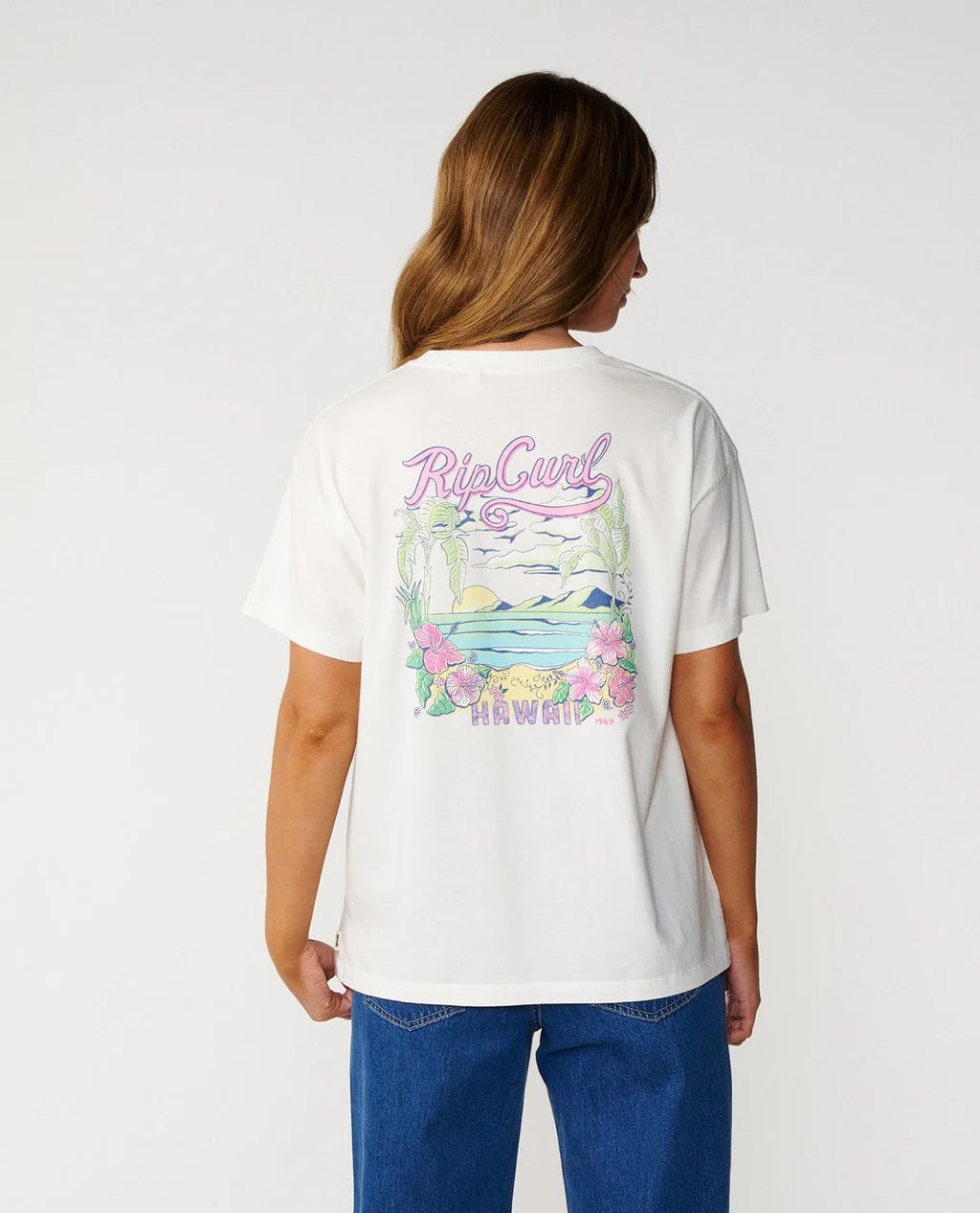 Rip Curl Saloon Relaxed Tee - Bone