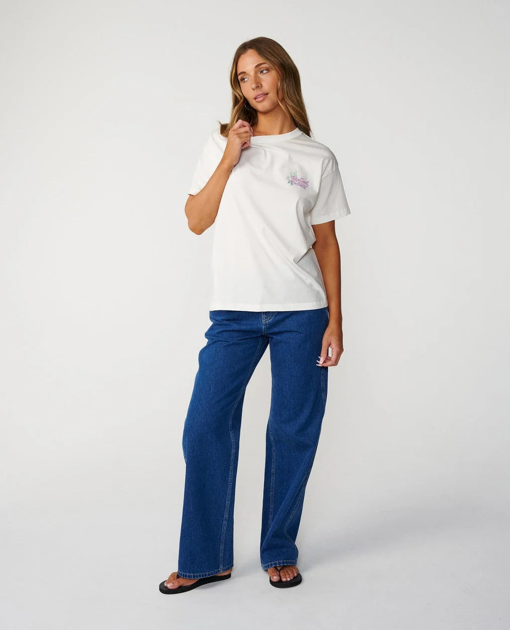 Rip Curl Saloon Relaxed Tee - Bone