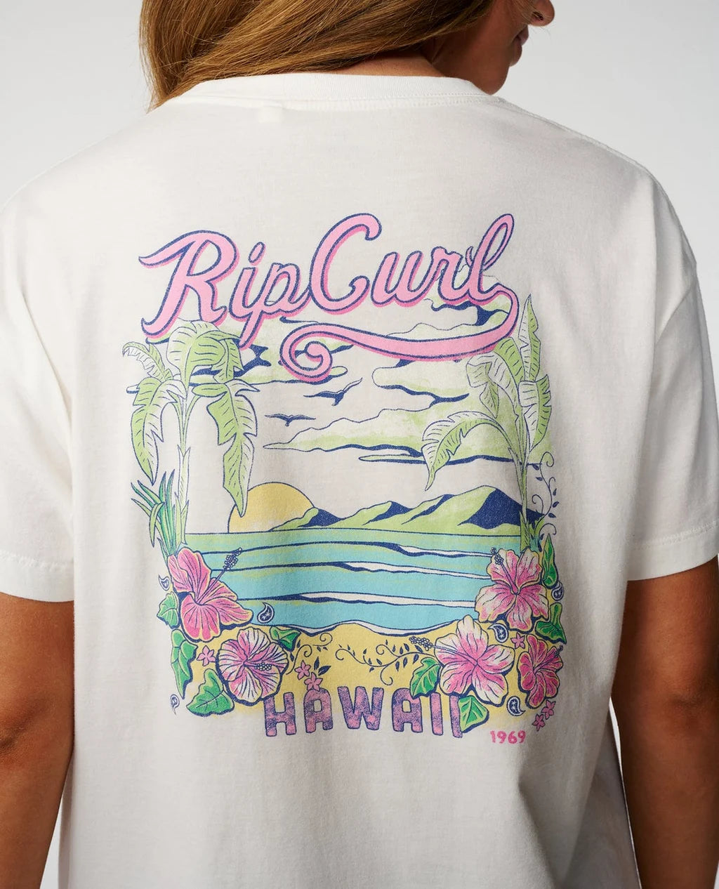 Rip Curl Saloon Relaxed Tee - Bone