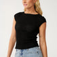 Rip Curl Bossa Nova Textured Short Sleeve Tee - Black
