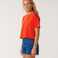 Rip Curl Swell Crop Tee - Red
