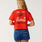 Rip Curl Swell Crop Tee - Red