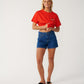 Rip Curl Swell Crop Tee - Red