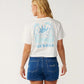 Rip Curl Swell Crop Tee - Bone