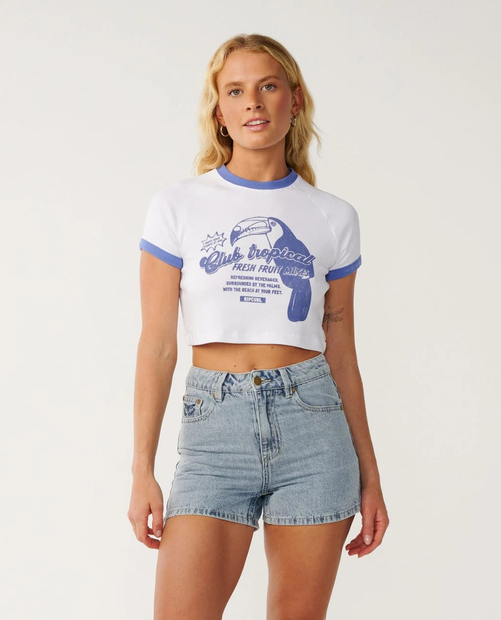 Rip Curl Bossa Nova Baby Tee - White