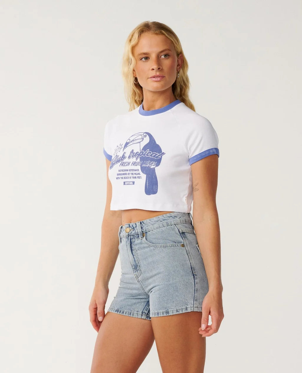 Rip Curl Bossa Nova Baby Tee - White
