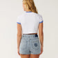 Rip Curl Bossa Nova Baby Tee - White