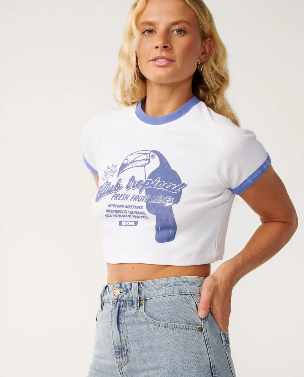 Rip Curl Bossa Nova Baby Tee - White
