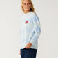 Rip Curl Stephanie Gilmore Tie Dye Long Sleeve Tee - Sky Blue