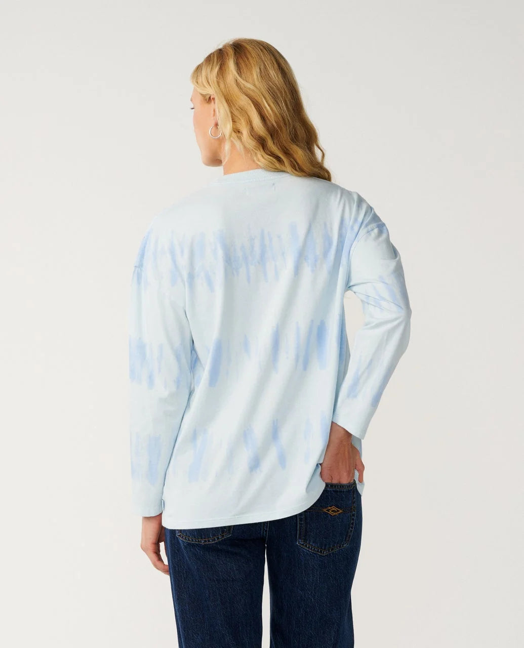 Rip Curl Stephanie Gilmore Tie Dye Long Sleeve Tee - Sky Blue