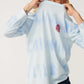 Rip Curl Stephanie Gilmore Tie Dye Long Sleeve Tee - Sky Blue