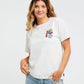 Rip Curl Archive Butterfly Tee - Bone