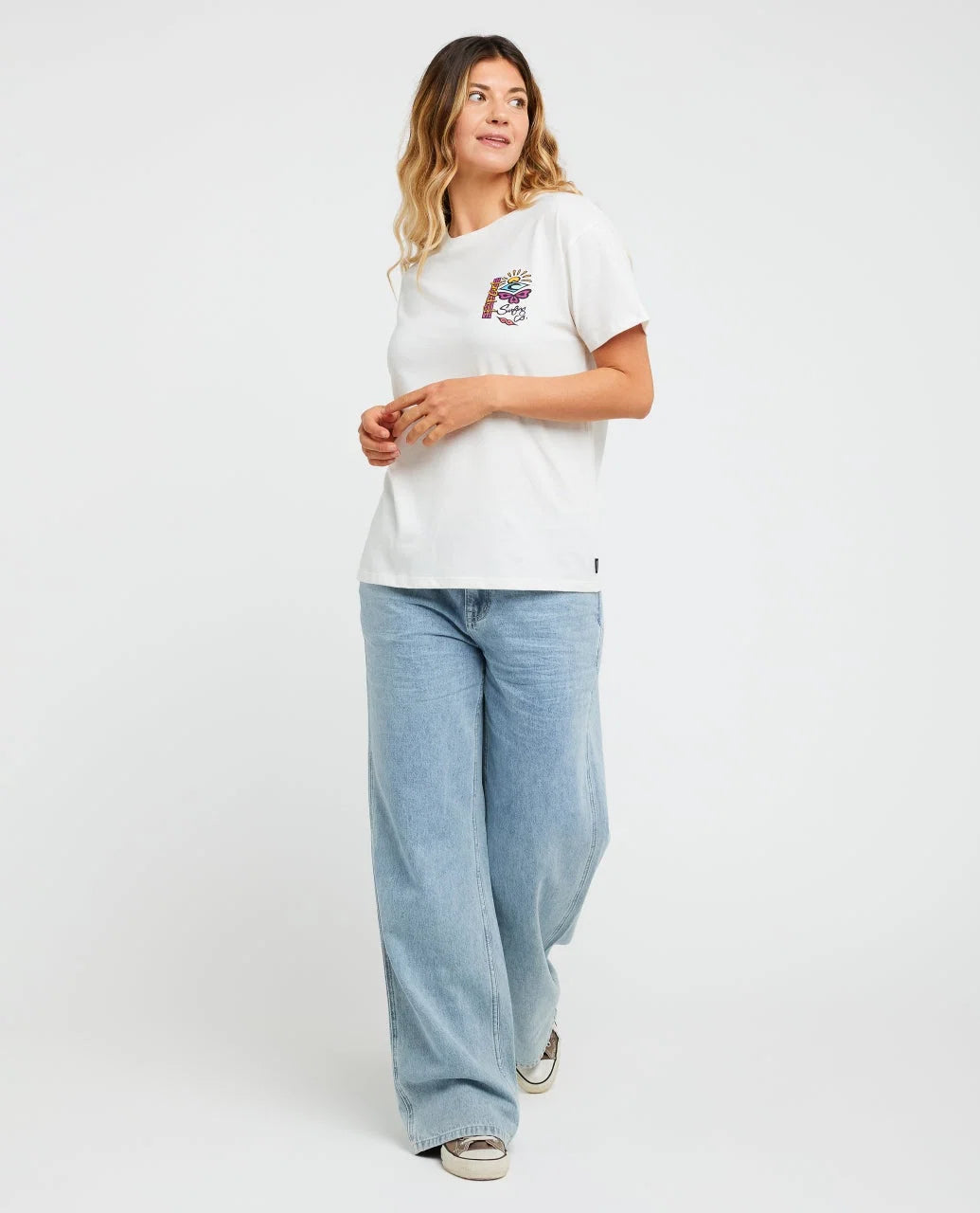 Rip Curl Archive Butterfly Tee - Bone