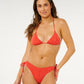 Rip Curl Oasis Sliding Triangle Bikini Top - Red