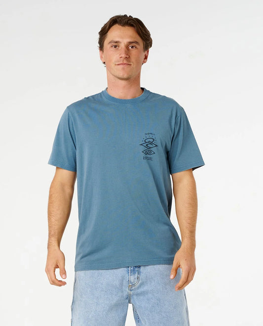 Rip Curl Search Icon Tee - Bluefin