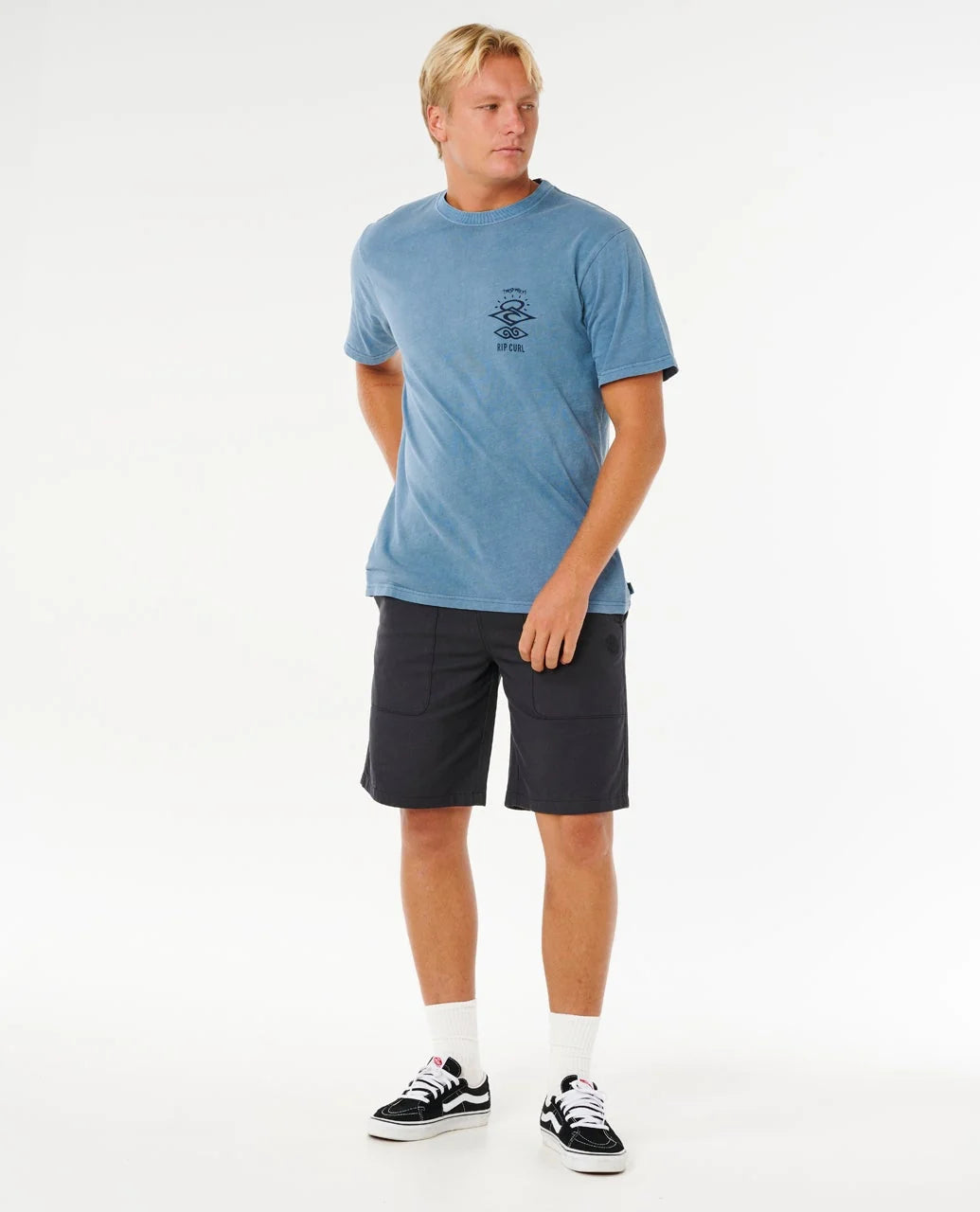 Rip Curl Search Icon Tee - Bluefin