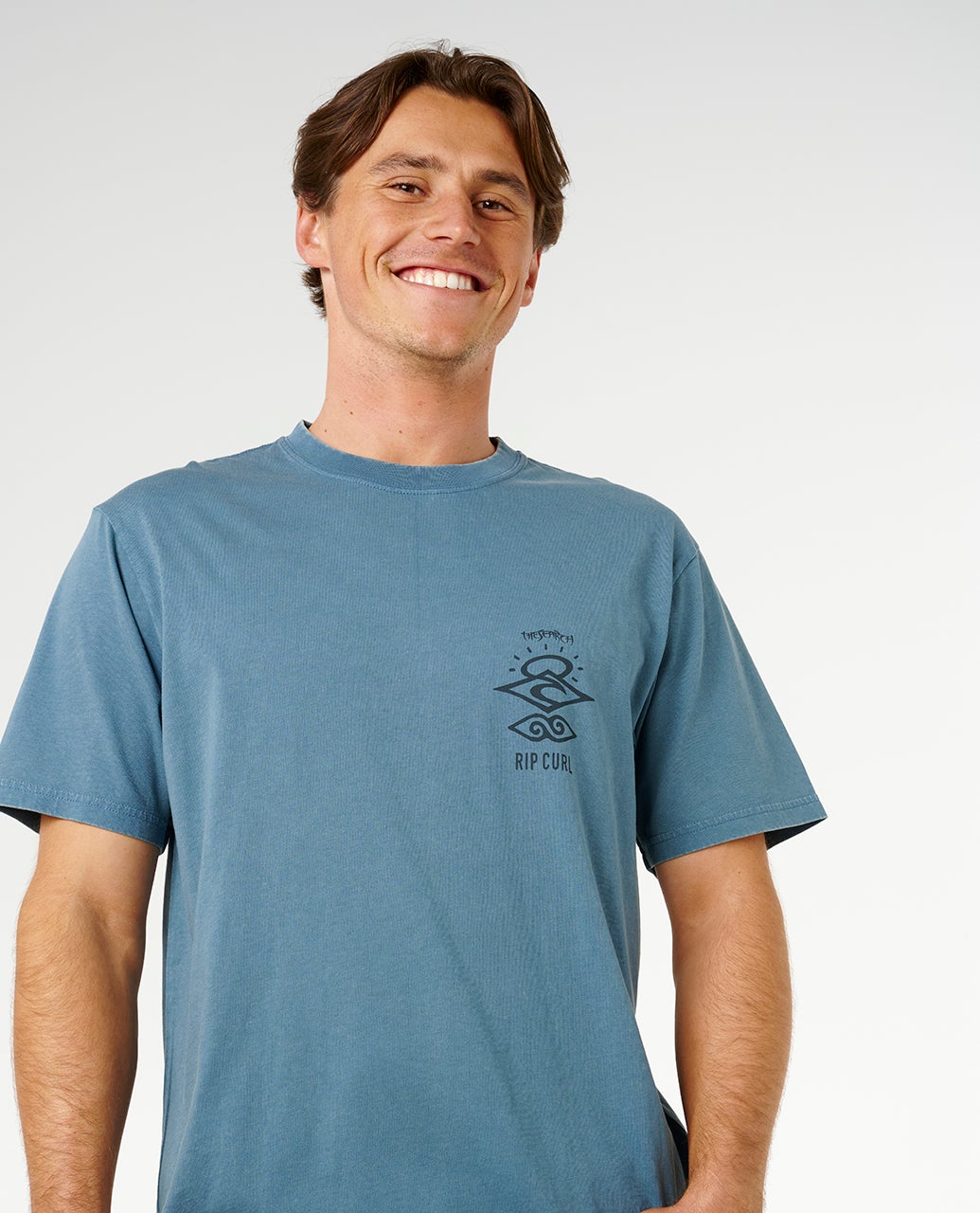 Rip Curl Search Icon Tee - Bluefin