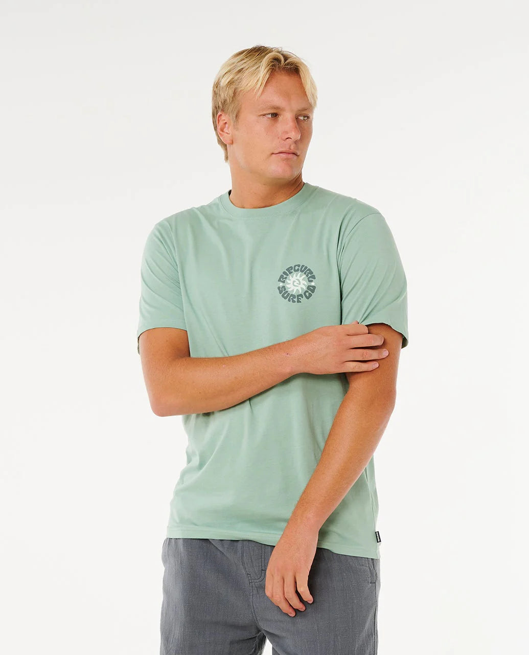 Rip Curl Pacific Rinse Circle Tee - Aloe