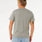 Rip Curl Easy Embroidered Tee - Grey Marle
