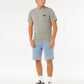 Rip Curl Easy Embroidered Tee - Grey Marle