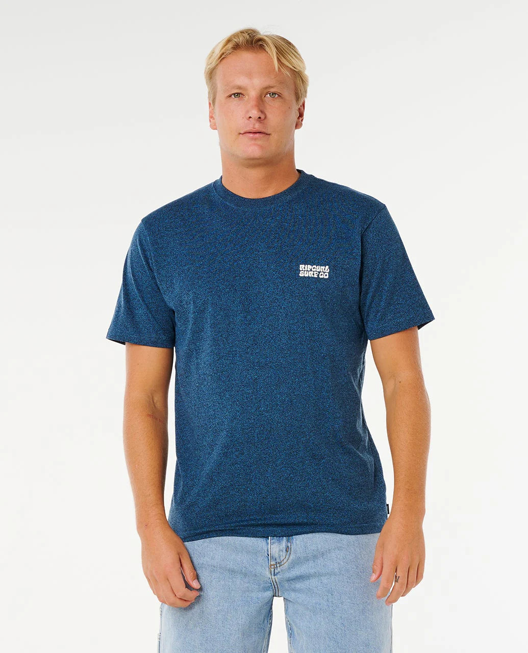 Rip Curl Easy Embroidered Tee - Navy Marle