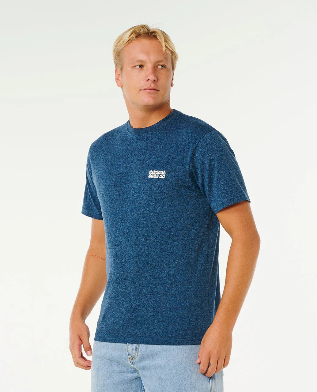 Rip Curl Easy Embroidered Tee - Navy Marle