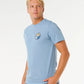 Rip Curl Pacific Rinse Stacked Tee - Faded Denim