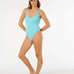 Rip Curl Vibe Surf One Piece - Sea Blue