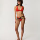 Rip Curl Vibe Surf Bralette Bikin Top - Red