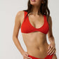 Rip Curl Vibe Surf Bralette Bikin Top - Red