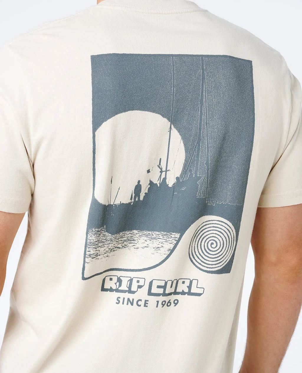 Rip Curl Artists of the Search Boat Tee - Vintage White