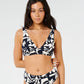 Rip Curl Topanga Geo Deep V Top - Black