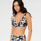 Rip Curl Topanga Geo Deep V Top - Black