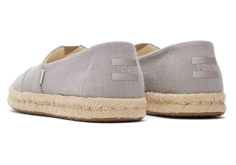 Toms Womens Alpargata Rope - Drizzle Grey