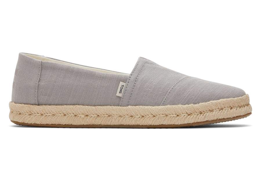 Toms Womens Alpargata Rope - Drizzle Grey