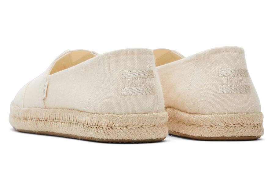 Toms Womens Alpargata Rope - Natural Cotton Slubby