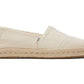 Toms Womens Alpargata Rope - Natural Cotton Slubby