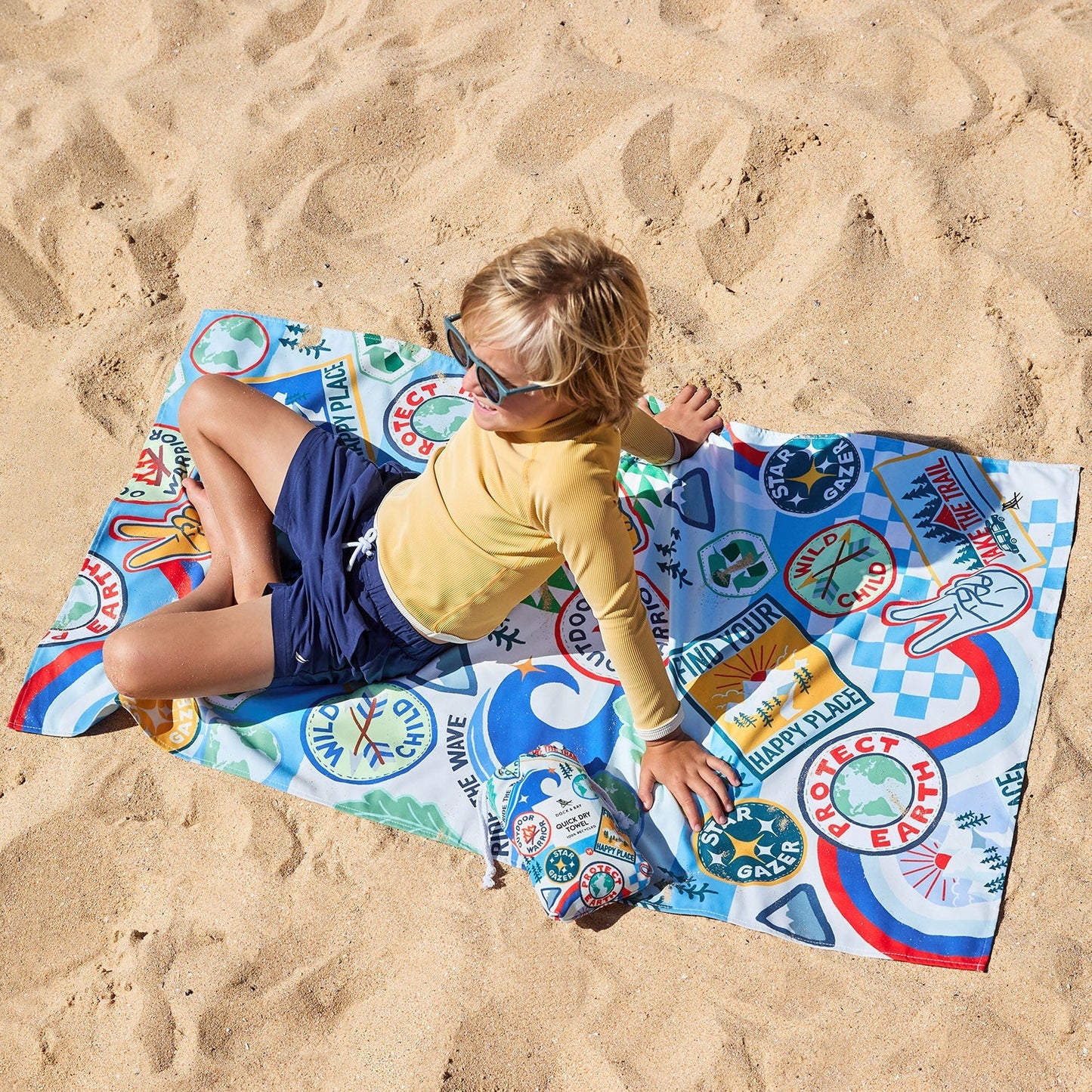 Dock & Bay Beach Towel Kids - Into The Wild