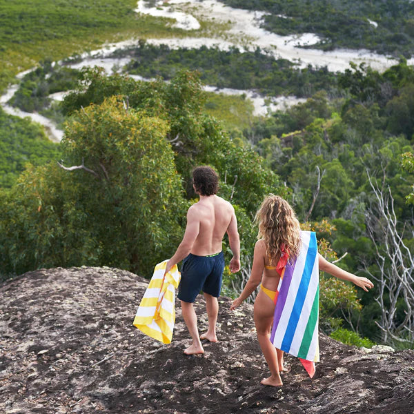 Dock & Bay Beach Towel - Rainbow Skies