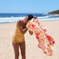 Dock & Bay Beach Towel - Tangerine Tide
