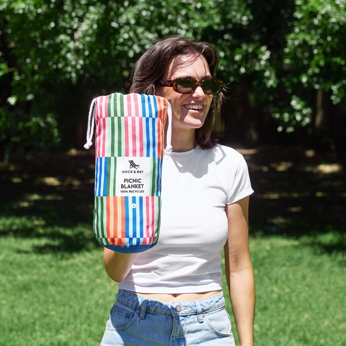 Dock & Bay Picnic Blanket - Sugar Sorbet