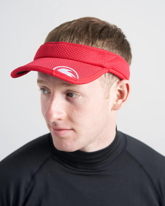 Rooster Aeromesh Visor - Red